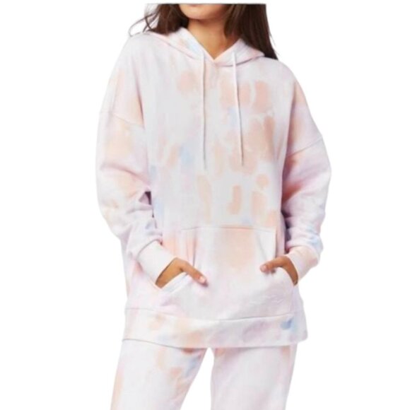 Lazypants Tops - Lazypants  Cooper Fleece Oversized Tie Dye Hoodie